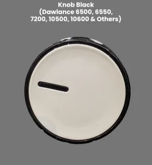 Knob Black for Dawlance (6500, 6550, 7200, 10500, 10600 & Others) Washing Machine Part - KN-13
