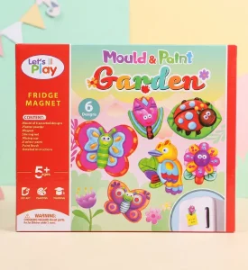 Mould & Paint Fridge Magnet Making Kit - 6 Assorted Designs for Kids - RZM-01