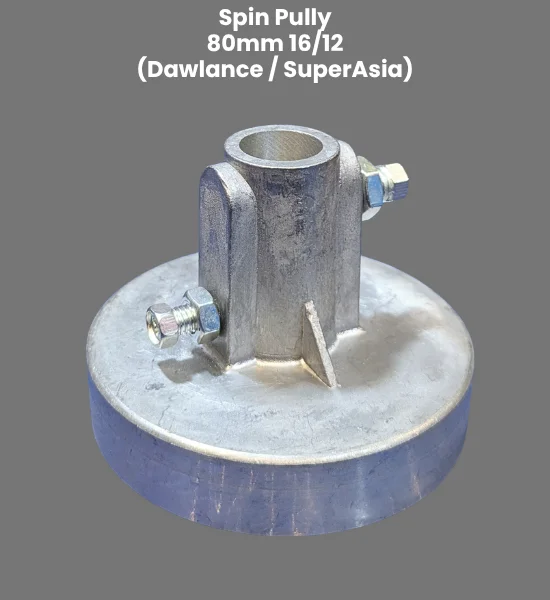 Spin Pulley 80mm for Dawlance & Super Asia 16/12 Washing Machine Part - SP-15
